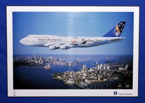 (image for) OLYMPIC POSTER (B747-400, VH-ANA)